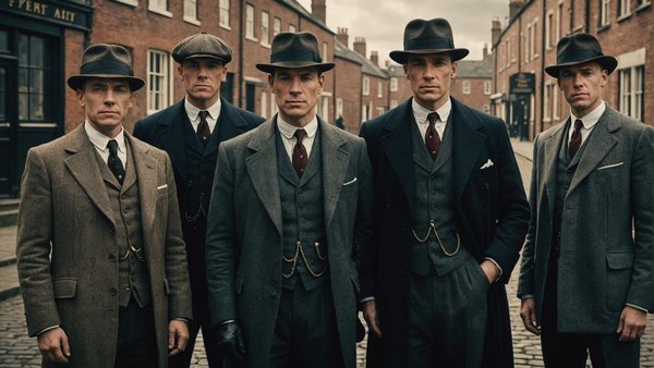 Adopte le style des shelby avec les costumes peaky blinders