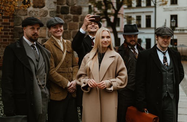 Style icon inspiration: costumes peaky blinders pour hommes